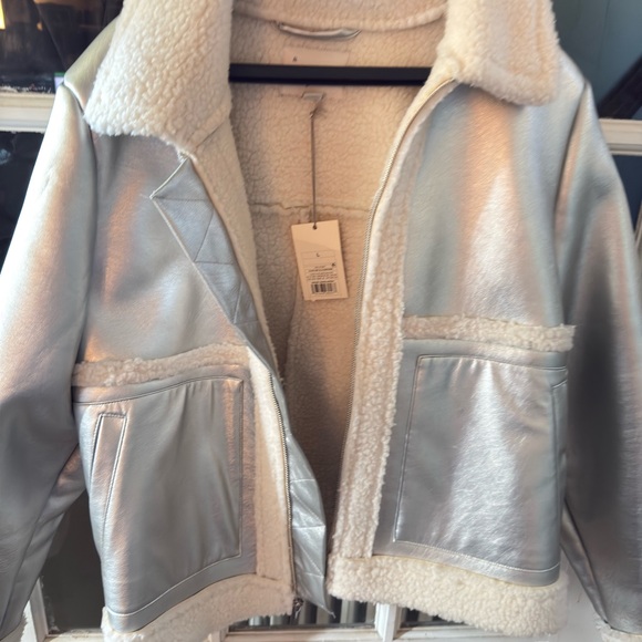 a new day Silver Metallic Jacket - Picture 1 of 3